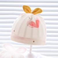 Gorro de muselina sin hueso de algodón para mantener el calor, gorro fetal de dibujos animados para bebé de 0 a 3 meses, turbante elástico suave para recién nacido - details 5