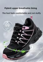Zapatos de seguridad antideslizantes para mujer, botas de trabajo ligeras con punta de seguridad ANTIPERFORACIONES, color negro - details 3