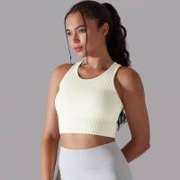 Sujetador deportivo para mujer, ropa interior, hilo sexy, informal, a rayas, sin costuras, top para gimnasio - details 10