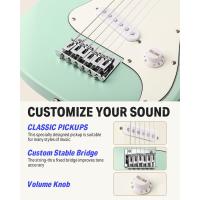 Kit de Guitarra Eléctrica Premium para Principiantes 30 Pulgadas, Estilo ST, Incluye Amplificador, Sintonizador, Capo, Bolsa, Cuerda, Cable (Rojo) - details 17