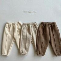 Otoño niños niños niñas Casual pantalones de lana cálidos pantalones para niños - details 3