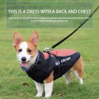 Chaqueta De Invierno Para Perros Con Arnes Impermeable Ropa Grande Para Perros Chihuahua Bulldog Francés Adecuada Para Animales De Tamaño Grande 6XL - details 13