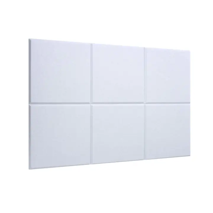 Panel de absorción acústica, 6 piezas, 12x12x0,4 pulgadas, acolchado a prueba de sonido para aislamiento de graves Echo - 1