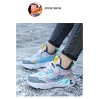 Zapatillas de deporte cálidas para niños, zapatos antideslizantes de cuero para niños, zapatos casuales para caminar, zapatos deportivos para correr, zapatos de algodón para niños, Invierno - details 10