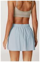 Pantalones cortos deportivos de cintura alta para mujer, faldas deportivas de Yoga Fiess, falda de tenis de Golf para correr de secado rápido, ropa de verano - details 14