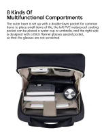 Xiaomi Mochila Urban Minimalista Bolsa de Computadora de Gran Capacidad 15L - details 6