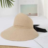 Sombrero de Sol de Verano a la Moda Sombrero de Playa de Paja con Borla para Mujeres - details 3