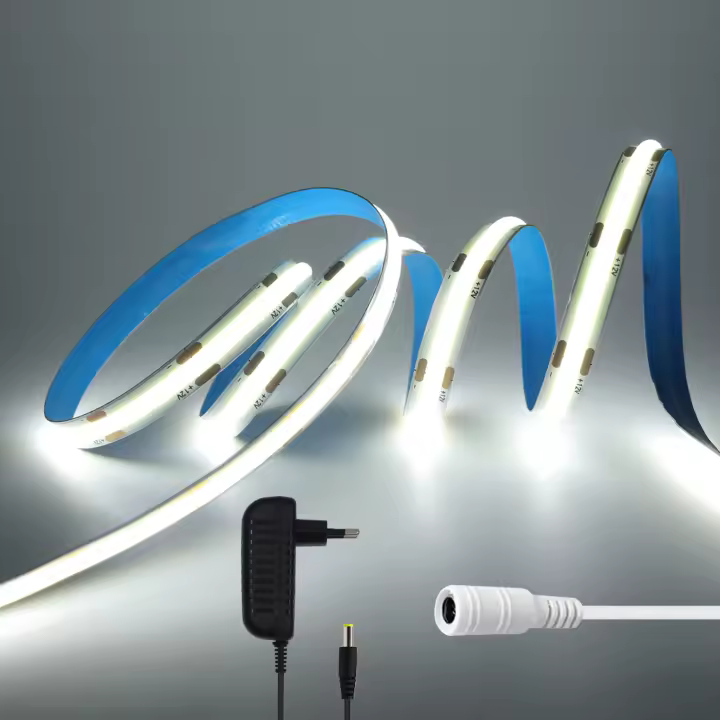 GAHADA Cinta LED COB de Alta Densidad Luz Lineal Blanca Regulable 480LEDs/m Ancho de 8mm - 1