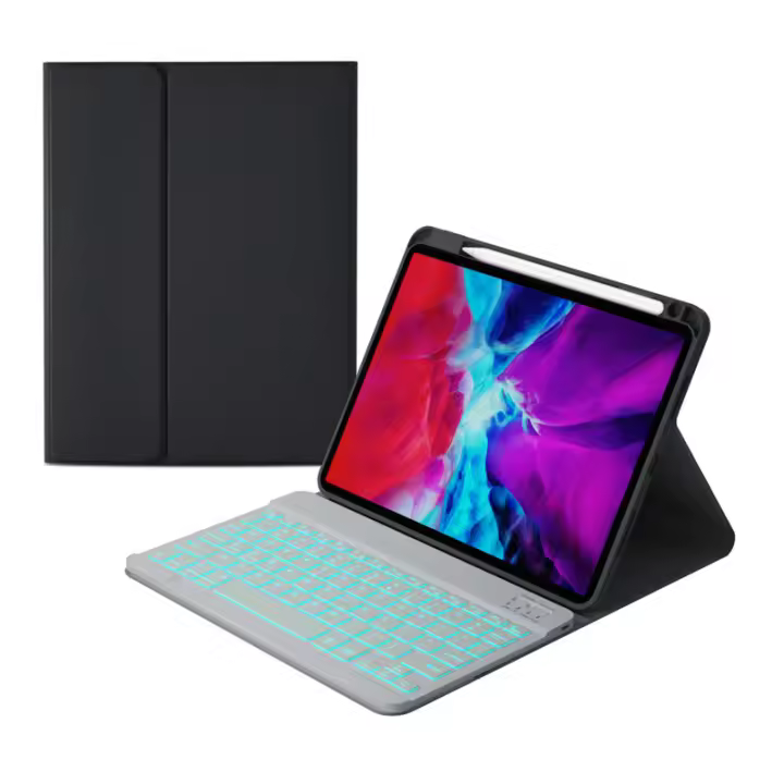 Funda con Teclado retroiluminado para Xiaomi Pad 6 Pro/Pad 6, 11 pulgadas, tela con portalápices, Mi Pad 6 Pro 2023 - 1