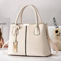Bolso de mano de Color sólido a la moda para mamá de mediana edad, bolso de hombro sencillo e informal de gran capacidad, mochila de lujo de alta gama - details 0