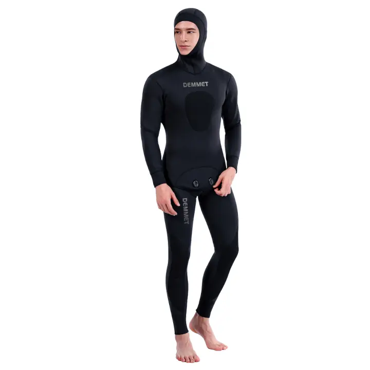 Traje de neopreno de 3MM para hombre, conjunto de dos piezas que mantiene el calor y el frío, adecuado para nadar, bucear, surf, kayak - 1