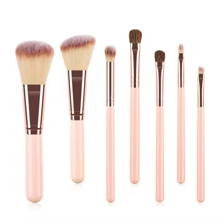 Juego de Brochas de maquillaje profesional de alta gama con cubo, colorete en polvo, sombra de ojos, base de cejas, herramienta - 1