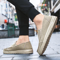Zapatillas deportivas informales para hombre, zapatos planos de lona, cómodos, ligeros, para conducir, trabajo clásico, caminar - details 5