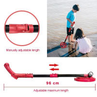 Detector de Metal Profesional Portátil Buscador de Oro Ajustable Equipo Impermeable para Niños - details 0