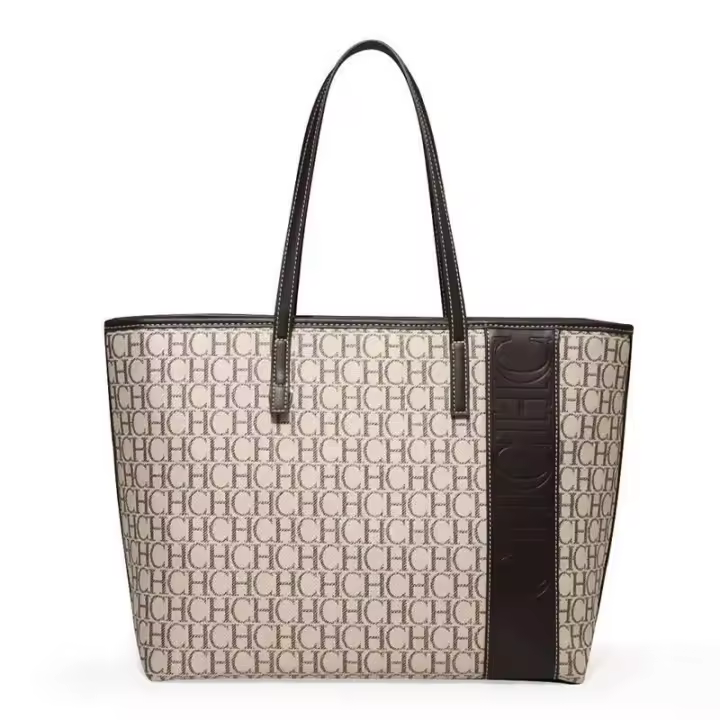 CH Bolso tipo cubo para mujer 2024 Nuevo clásico Vintage Cien bolsos de negocios Bolso simple para mujer Diseño de moda Mochila de lujo de alta gama - 1
