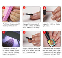Parkson-Juego de esmaltes de Gel UV para manicura, barniz semipermanente para manicura, 81 colores, 10 unidades por Set - details 5