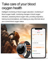 Reloj inteligente de grado médico 2025 para hombres, tratamiento láser, tres ECG altos + PPG, glucosa en sangre, temperatura corporal, llamada BT, relojes inteligentes de salud - details 22