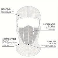 Máscara Facial de Algodón Resistente al Viento con Protección UV para Hombres y Mujeres - details 5
