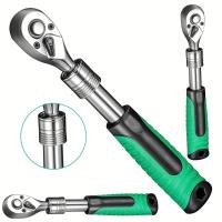 Juego de llaves de tubo de 72 dientes Cr-V 1/4 "3/8" 1/2 "herramienta de reparación de automóviles herramienta de bandeja de enchufe de alta dureza resistente al desgaste - details 13