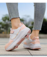 Zapatos de Patinaje de 4 Ruedas Desmontables para Niños Zapatillas de Deportes al Aire Libre para Niñas y Niños Calzado de Skateboard - details 18