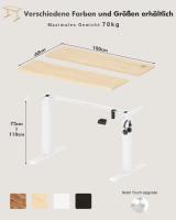 Escritorio Elevable Eléctrico Telescópico Bidireccional Altura Ajustable - details 53