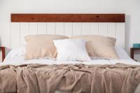 Cabecera de cama de madera para pared. Cabecera de Tablas, Superior Horizontal Blanca. Estilo Vintage, para Camas de 150 cm - details 18