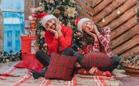 Par de fundas de almohada navideñas con diseño de cuadros de búfalo, material de poliéster - details 3
