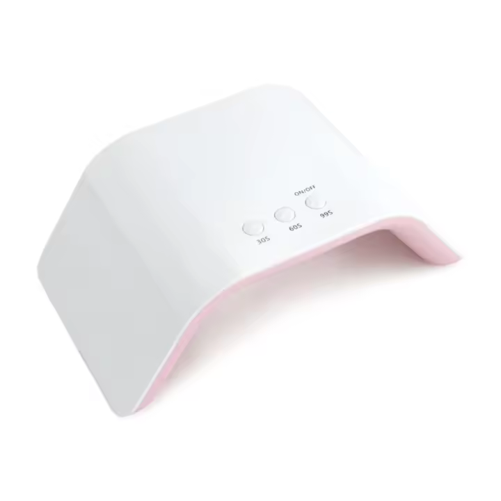 Lámpara de Secado de Uñas KADS 24W Rosa UV LED 15 LEDs Móvil Conectable Máquina de Manicura Profesional para Terapia de Gel - 1