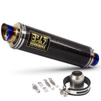 Tubo de escape modificado para motocicleta GM Yoshimura GP, silenciador de calle bomba, sección trasera de fibra de carbono NINJA250/R3/R6 - details 2