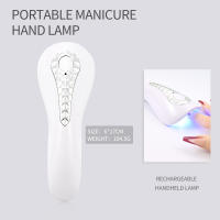 Mini lámpara de uñas recargable de mano con pantalla USB, herramienta hine, UV, LED, linterna, bolígrafo, 3W, # - details 19