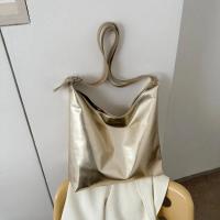 Bolso de Mano de Lujo para Mujer Asa Superior de PU Diseño Informal de Cuero Plateado y Dorado - details 13
