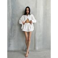 Conjunto de pijama de verano de moda sual, ropa de hogar cómoda para mujer con estampado de amor - details 2