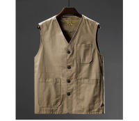 Chaquetas Ligeras de Primavera para Hombres Cómodas sin Mangas con Bolsillos - details 1