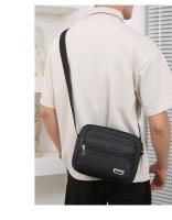 Bolso cruzado para hombre, bolso de hombro individual estilo viajero de gran capacidad, bolsos cruzados de ocio a la moda para hombre - details 20