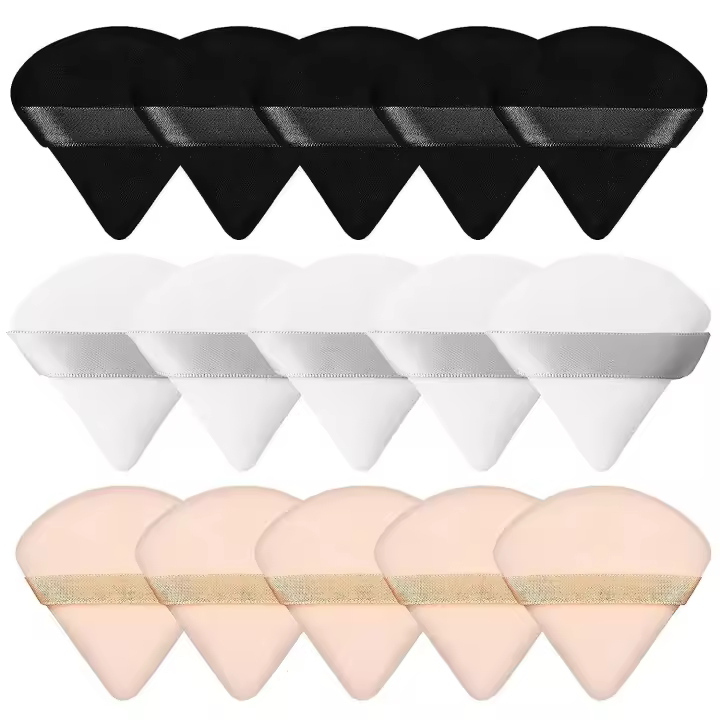 Juego de esponjas de maquillaje coreanas para mujer, esponjas cosméticas de 15 piezas, herramientas de maquillaje, licuadora - 1