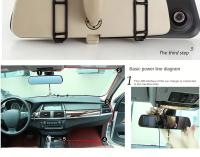 Cámara De Vigilancia De Coche Con Grabación Dual En Espejo Retrovisor Y monitoreo De Coche Con Grabación Frontal Y Trasera - details 7
