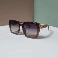 Gafas de sol de marca Glamour para mujeres y hombres, gafas de sol cuadradas de gran tamaño de diseñador, gafas sin montura unisex - details 8