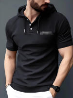 Verano hombre manga corta camisetas hombre sudaderas con capucha tops - details 0