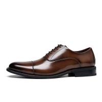Zapatos de cuero divididos para vestido de novia genuinos para hombres y más - details 2