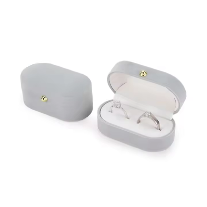 Caja de Anillos Veet Organizador de Joyería de Doble Pendiente para Almacenamiento y Exhibición - 1