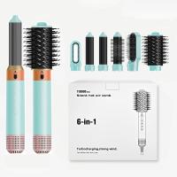 Peine de Aire Caliente de 6-en-1 Estilizador Multi-Funcional para Alizar y Enderezar el Cabello - details 0