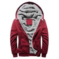 Sudadera deportiva informal de invierno para hombre, chaqueta gruesa de terciopelo, sudadera cálida - details 3