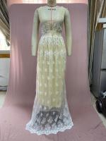 2025 nuevo vestido de novia de encaje sin mangas sexy y con cuello en V - details 10