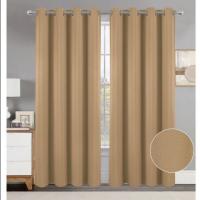 Cortinas Opacas Termicas Aislantes Frio y Calor Cortinas Dormitorio 2 Piezas 140x260 CM Blackout Curtains con Ojales Cortinas Grises Opacas Cortinas para Habitacion Salon Comedor y Dormitorio - details 1
