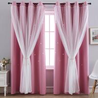 Cortinas de Dormitorio de Doble Capa Aislantes Térmicos Opaques con Ojales Protección UV,1 pieza - details 31