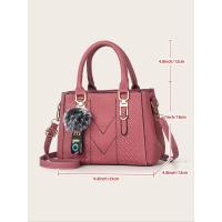 Bolso cruzado bordado de gran capacidad para mujer, bolso informal para uso diario, mochila de lujo de alta gama - details 4
