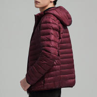 Chaqueta ligera con capucha para hombre, abrigo informal con relleno de plumón de pato blanco, a la moda, invierno, 2024, novedad de 90% - details 10