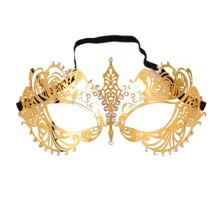 Máscara de Ojos de Mascarada Veneciana Diamante Ideal para Fiesta de Halloween y Navidad - 1