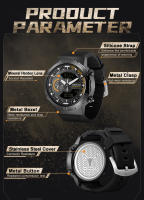 NORTH EDGE HORNET-reloj deportivo de moda, medición de velocidad de hora mundial, 50m, resistente al agua - details 8