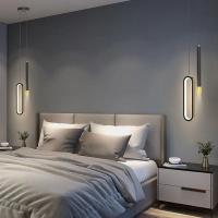 Lámpara de techo colgante con estilo, candelabro de cordón, decoración moderna para dormitorio y mesita de noche - details 0